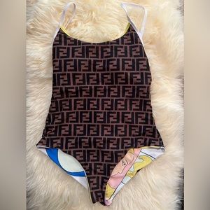 Super cute one piece bathing suit.